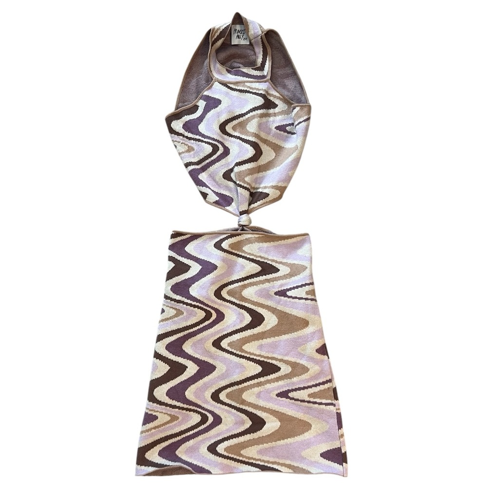 Princess Polly Savanna Purple Abstract Mini Dress 💜